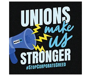 Free ”Unions Make Us Stronger” Sticker