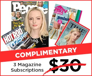 3 Your Favorite Magazines - a $30 value for only $.99