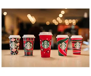 Free Starbucks Reusable Christmas Cup Only On November 16th