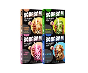 Free box of Instant Boba Drink Kits