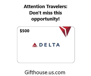 Free $500 Delta Gift Card