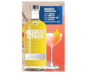 Win Absolut Cosmo Martini Tumbler Or Other Merch