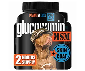Free Paws A Day Glucosamine for Dogs Hip & Joint Supplement After Rebate