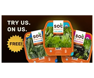 Free Soli Organic Salad After Rebate