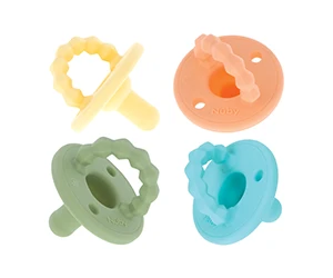 Free Nuby Softees Silicone Pacifier 4-Pack