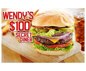 Free $100 Wendy's Gift Card