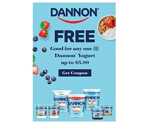Free Dannon Yogurt