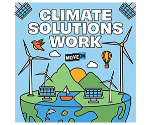 Free ”Climate Solutions Work” Sticker