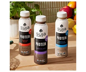 Free Suja Organic Protein Shakes