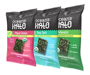 Free Ocean's Halo Trayless Seaweed Snack After Rebate