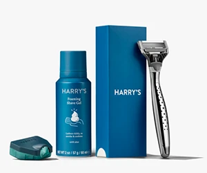Order your $10 Trial Set of Razors and Shave Gel from HARRY'S - Shipping is FREE.