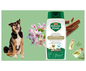 Free Hartz Nature's Shield Flea & Tick Dog Shampoo Sample