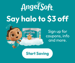 Sign up and receive coupon for $3 in savings from Angel Soft Toilet Paper