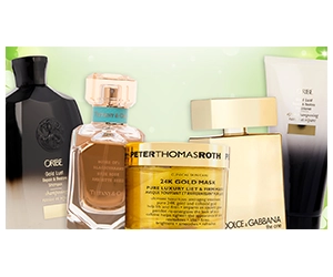 Win Gold Rush Beauty & Fragrance Kit With Dolce & Gabanna Cologne, Gold Lust Shampoo And Conditioner, And Peter Thomas Gold Mask