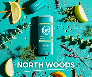 Free Tom's Deodorant in North Woods