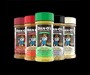 Free bottle of Dan-O’s Seasoning
