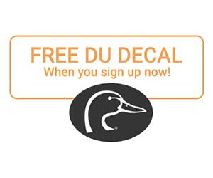 Free Ducks Unlimited Decal