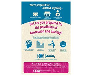 Free ”Moms' Mental Health Matters: Prepared for Anything” Wall Poster