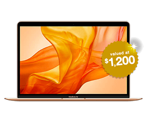 Get a MacBook Air Valued at Up to $1,200