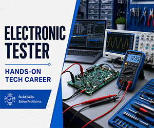 Electronic Tester: A Hands-On Tech Career for People Who Like Fixing the Problem
