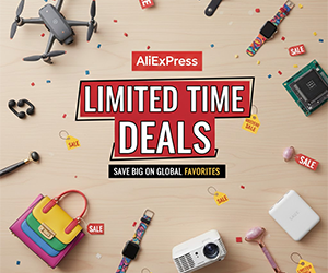 AliExpress Limited Time Deals: 6 Promo Codes, Up to $55 Off & ”Love Delivers” Event