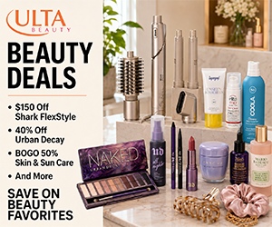 Ulta Beauty Deals: $150 Off Shark FlexStyle, 40% Off Urban Decay, BOGO 50% Skin & Sun Care & More