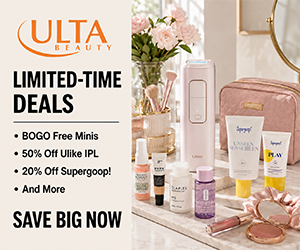 Ulta Beauty Limited-Time Deals: BOGO Free Minis, 50% Off Ulike IPL, 20% Off Supergoop! & More