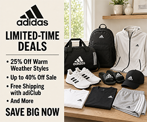 Adidas Limited-Time Deals: 25% Off Warm Weather Styles, Up to 40% Off Sale & Free Shipping with adiClub
