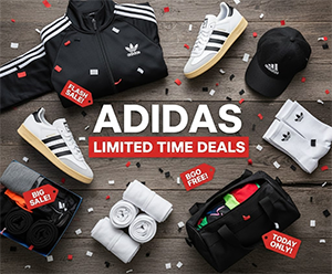 Adidas Limited Time Deals: Extra 30% Off Sale & $50 Gift Card for $40