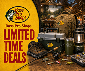 10% Off Almost Everything, 30% Off Outdoor Gear & $300 Off Minn Kota at Bass Pro Shops