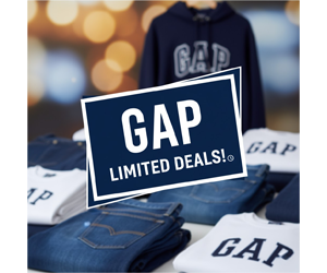 GAP Limited Time Deals: 60% Off Sitewide, Extra 15% Off, Clearance Steals & More