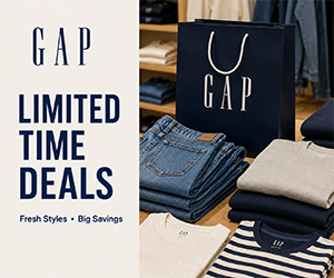 Stackable Savings: Extra 15% Off Code, 50% Off Sale & more at Gap!