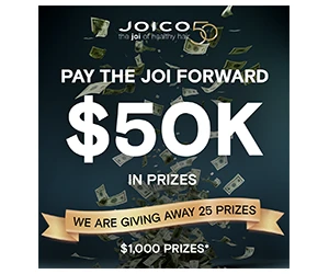 Win $1,000 for You and $1,000 for a Friend - Joico Pay The Joi Forward Sweepstakes!