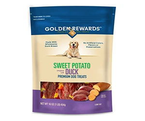 Golden Rewards Sweet Potato Wrapped with Duck Dog Treats - Only $9.97 at Walmart (Reg $15.00)!