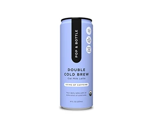 Free Pop & Bottle Double Oat Milk Latte!
