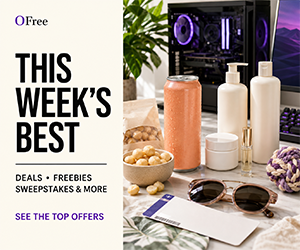 This Week's Best Deals, Freebies, Sweepstakes & more