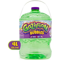 Gazillion Bubbles Premium Bubble Solution, 4 Liter – Only $5.86 at Walmart (Reg $19.99)