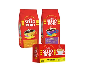 Free Bold & Rich Latin Coffee from Sello Rojo