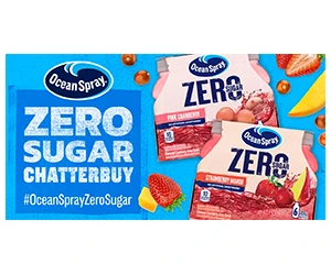 Free Ocean Spray® Zero Sugar for Ripple Street Members - 430 Spots Available!