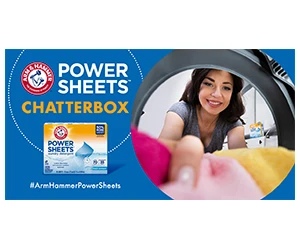 Free ARM & HAMMER™ Power Sheets - Mess-Free Laundry Made Simple!