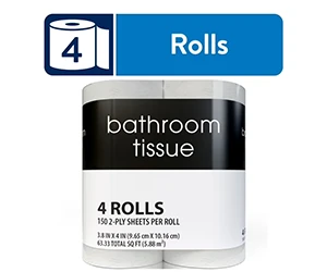 Toilet Paper 4-Roll Pack – Only $0.94 at Walmart