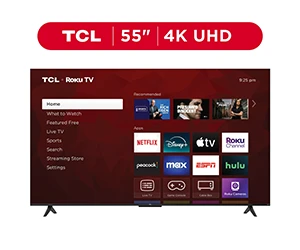TCL 55” Class S4 4K UHD Smart TV with Roku - Only $199.98 at Walmart (Reg $248.00)