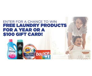 Win a Year’s Supply of Tide Pods - Enter Weekly Through June 30, 2026