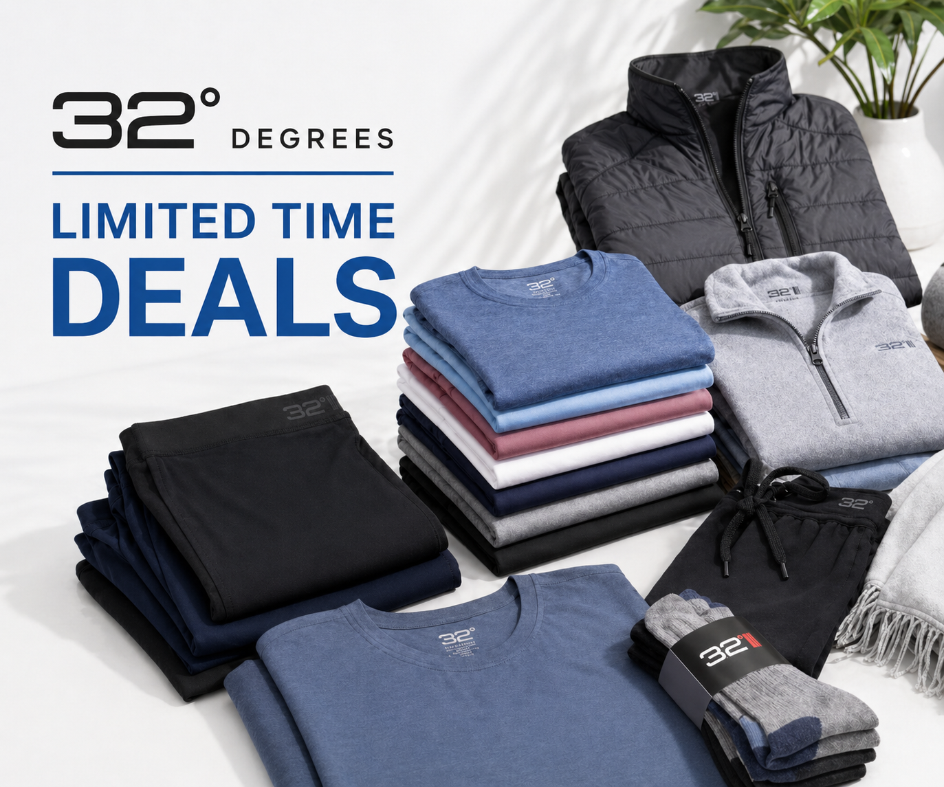 Everything Under $20, $4.99 Tees, $9.99 Dresses & More: 32 Degrees Deals Right Now