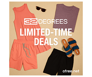 32 Degrees Limited-Time Deals