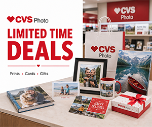 60% Off Cards, BOGO Photo Books, 15-Cent Prints & More at CVS Photo This Week