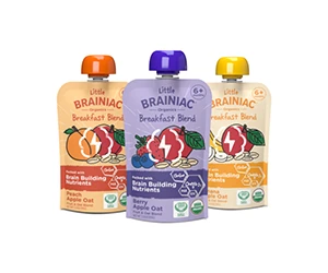 Free Brainiac Organic Breakfast Blend Pouch for Toddlers