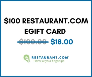 Save Big on Dining – Get 82% OFF Restaurant.com eGift Cards!