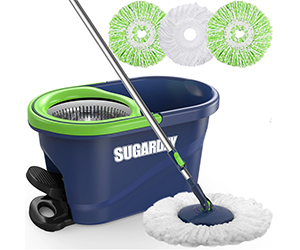 SUGARDAY Spin Mop & Bucket Set Only $28.62 at Walmart (Reg $58.99)