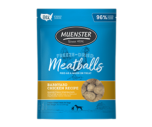 Free Bag of Muenster Dog Treats โ Fill Out a Quick Survey